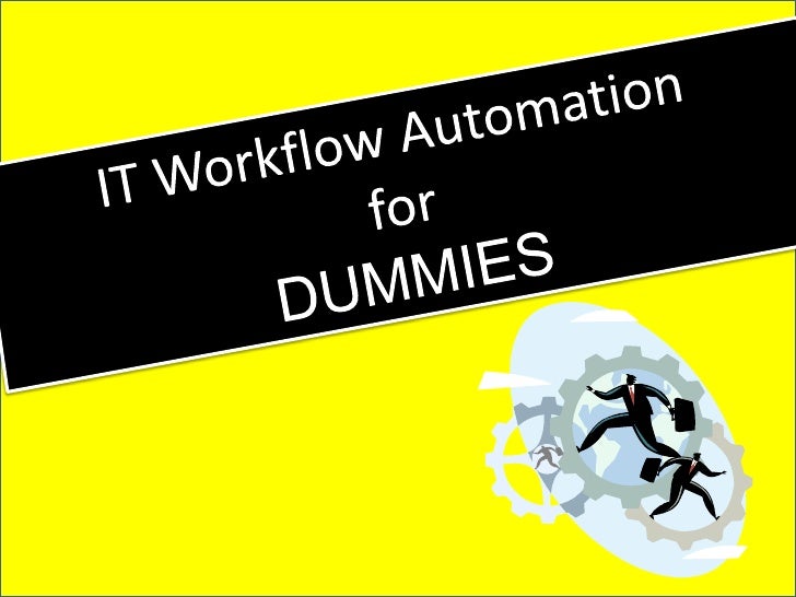 OpManager it workflow automation for dummies