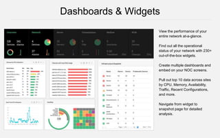 Opmanager Widget OpManager Technical Overview | PPTX