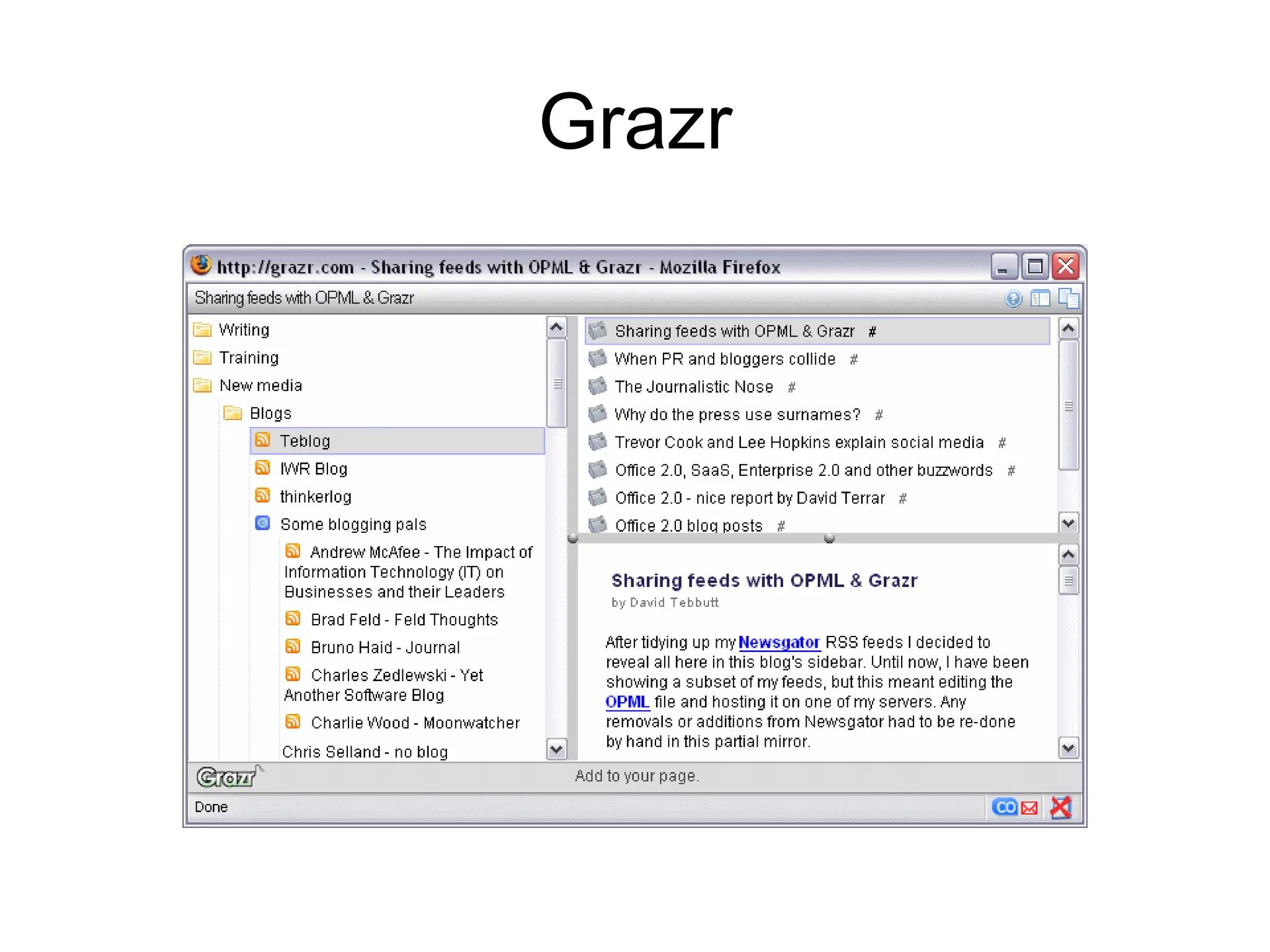 Grazr