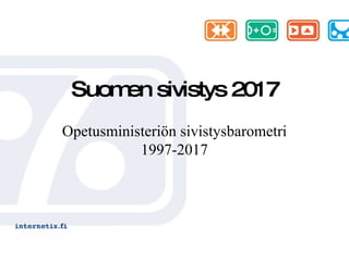 Suomen sivistys 2017 Opetusministeriön sivistysbarometri 1997-2017 