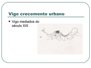 Vigo crecemento urbano Vigo mediados do século XIX 