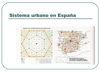 Sistema urbano en España 