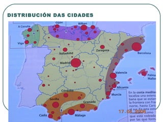 DISTRIBUCIÓN DAS CIDADES 