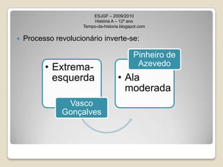 Terminar com ambiguidades “semeadas e progressivamente aumentadas”