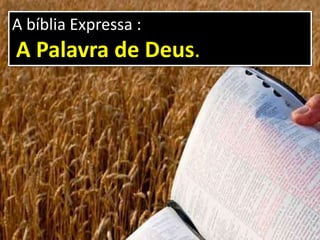 A bíblia Expressa :
A Palavra de Deus.
 