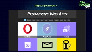 https://pwa.rocks/
 