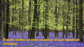 verteilt durch www.funmail2u.de




É muito melhor ser lento no pensar do que rápido em
machucar
 