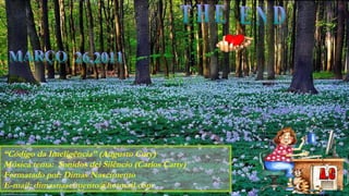 “Código da Inteligência” (Augusto Cury)
Música tema: Sonidos del Silêncio (Carlos Carty)
Formatado por: Dimas Nascimento
E-mail: dimasnascimento@hotmail.com
 