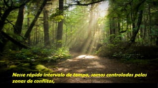 Nesse rápido intervalo de tempo, somos controlados pelas
zonas de conflitos,
 