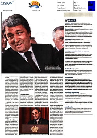 Tiragem: 72560             Pág: 9

                            País: Portugal             Cores: Cor

                            Period.: Semanal           Área: 27,59 x 36,48 cm²

ID: 28825242   12-02-2010   Âmbito: Informação Geral   Corte: 6 de 11
 