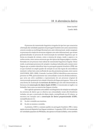 O portugues afro brasileiro