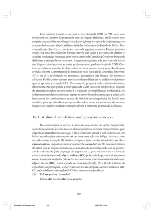 O portugues afro brasileiro