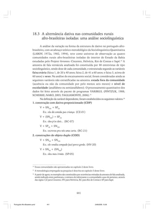 O portugues afro brasileiro