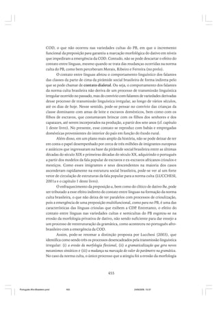 O portugues afro brasileiro