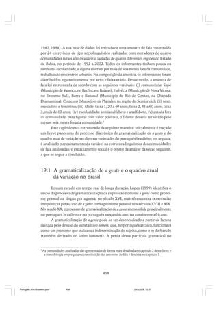 O portugues afro brasileiro