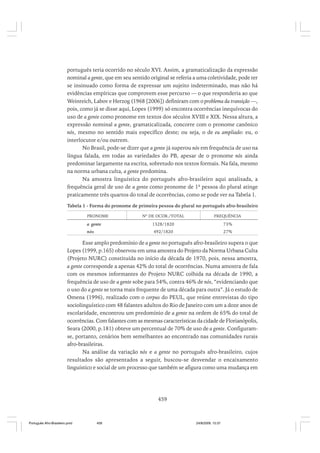 O portugues afro brasileiro