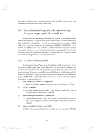 O portugues afro brasileiro