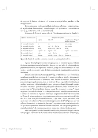 O portugues afro brasileiro