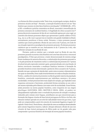 O portugues afro brasileiro