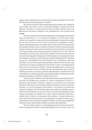 O portugues afro brasileiro