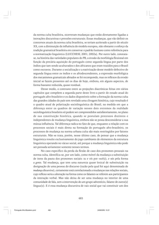 O portugues afro brasileiro