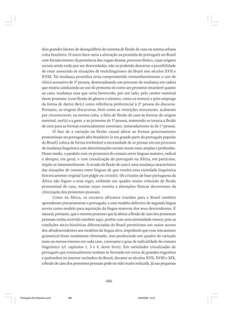 O portugues afro brasileiro