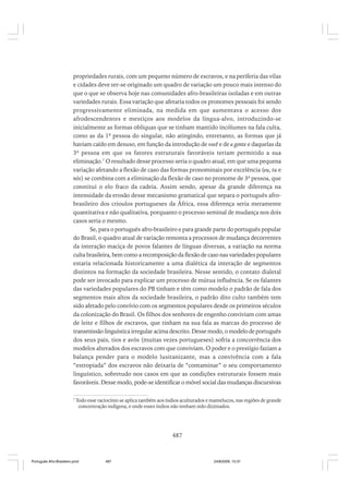 O portugues afro brasileiro