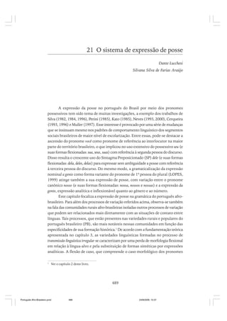 O portugues afro brasileiro