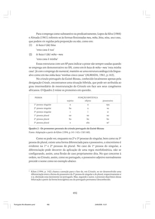 O portugues afro brasileiro