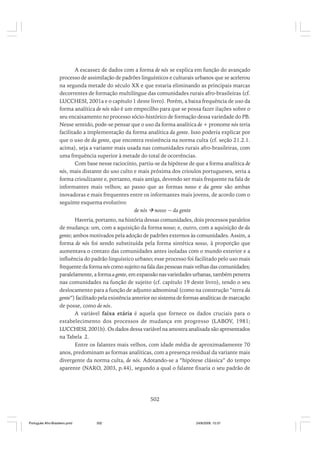 O portugues afro brasileiro