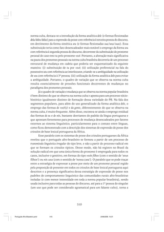 O portugues afro brasileiro