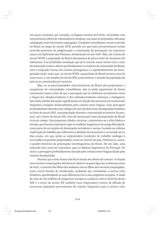 O portugues afro brasileiro