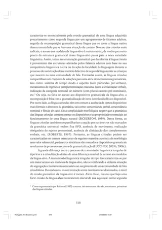 O portugues afro brasileiro