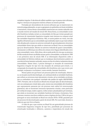 O portugues afro brasileiro