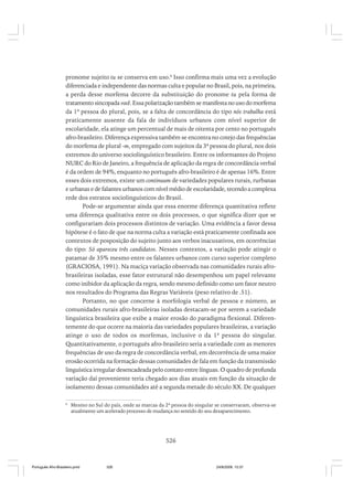 O portugues afro brasileiro