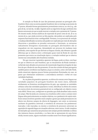 O portugues afro brasileiro