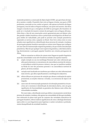 O portugues afro brasileiro