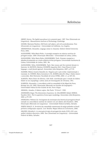 O portugues afro brasileiro