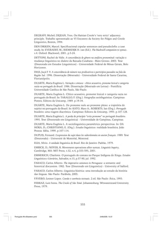 O portugues afro brasileiro