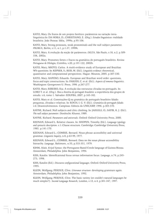 O portugues afro brasileiro