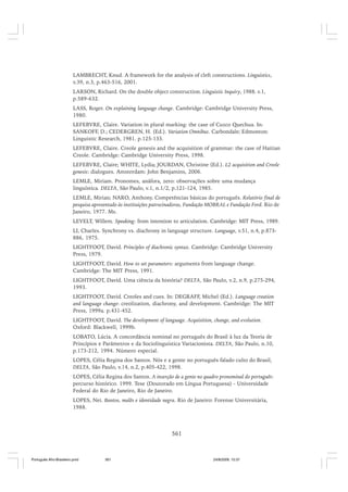 O portugues afro brasileiro