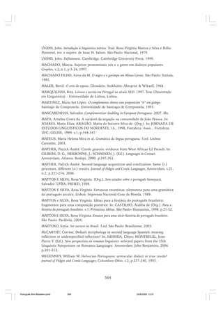 O portugues afro brasileiro