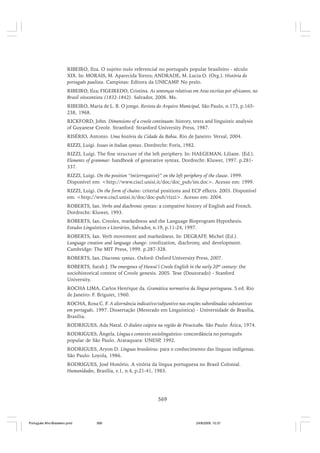 O portugues afro brasileiro