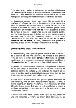 Carlos Devis


         -

             %   5             $
                                                                                %

;
     $           K +
                  L
                               -

                                                           % 3
                               GG                                                   9
                                               9
             9                                             &GG


                                                                            %


¿Dónde puede hacer los cambios?

                       M                                         5         N .F >
                       5                1
                                                                       O            P
                                                                                    (

                           O                                   P
                                                               (                %

                                                            ,
                       (
                                                                            &

                                                                   %


                                                                       %        -

                                                                           &

                           %

)1                   6 &            G                  #   .           .
         +              Q               &R +
                                          7                            ,


                                    clubpositivo.com
 
