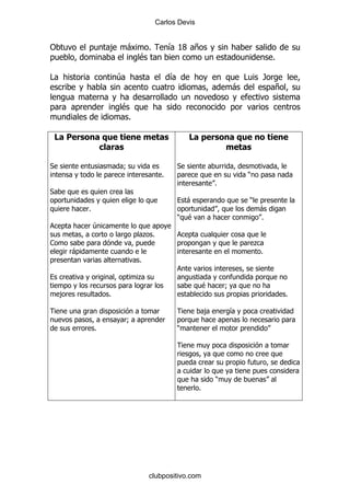 Carlos Devis


"                   ,       -        %          &K +
                                                  X
                                $                                                            %

#                       4                       &                            #           /
                                                                         -                   +

                        $
                         %

    +


*                       9                        *
                                            %                                    )
                                                                 %
*
                                                     -                           )
            %                                                                        -
                                                 )   $                               %
                4
                                    . %
1                                                                                    .
        -                                                                                %
                                %

                                .
                                                             $       9
    ,               %                                                                            %

                                                             ,       &
                            9
                %                                )




                                                                 )
                                                         %




                                     clubpositivo.com
 