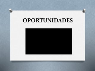 OPORTUNIDADES 
 