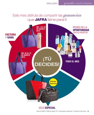 Oportunidades Agosto JAFRA ACTIVATE Oportunidades Agosto JAFRA ACTIVATE