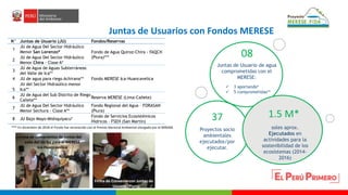 Oportunidades para las turberas en el marco del Proyecto MERESE – FIDA