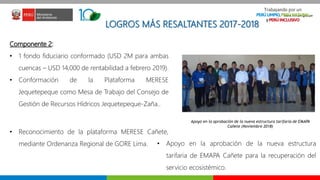 Oportunidades para las turberas en el marco del Proyecto MERESE – FIDA