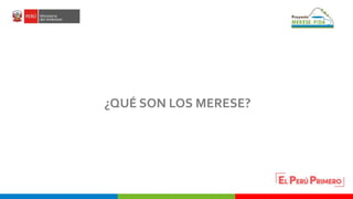 Oportunidades para las turberas en el marco del Proyecto MERESE – FIDA